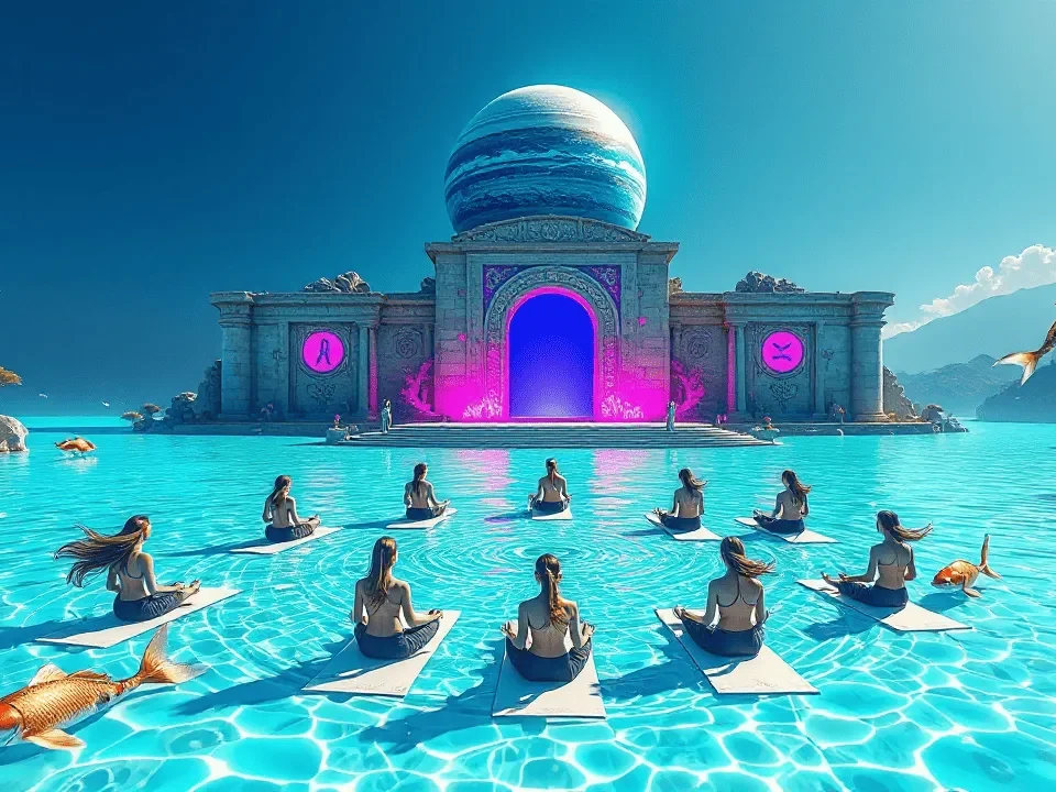 Neptune retrograde timeline July 4th to December 10th 2025 showing key dates and astrological effects